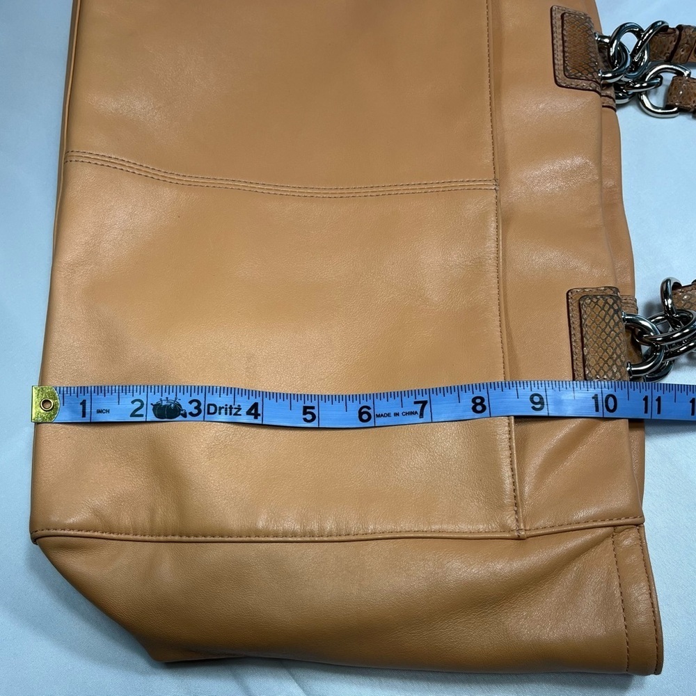 Coach Penelope Carryall Tote Purse Butterscotch F16530 - Picture 14 of 15